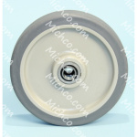 wheel, 8.0-dia. 1.50-wide taper / polyolefin