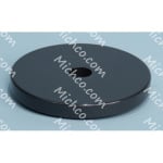 roller bumper d.160 plast. black