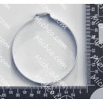clamp - 1 ear  1.85 dia  steel zinc