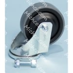 wheel castor d.100x32 galv. kit