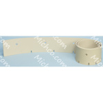 blade, squeegee, front (tan gum rub