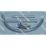 valve ball elbow w/hoses kit