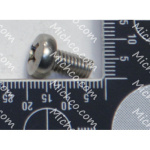 screw, pan, phillips, m6 x 1.00 x 12, stainless steel