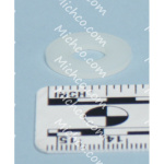 washer, flat, 0.31b 0.75d .06, nyl