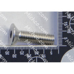 screw, flt, soc, m8 x 1.25 x 30, ss