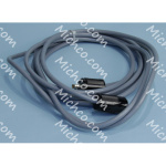 cord assy-16ga-3 16ft 6in med grey