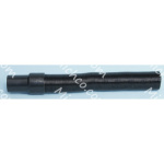 hose, vacuum, 1.5" x 15.5, black