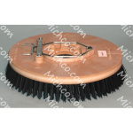 brush, scrub 12" .028 nylon black