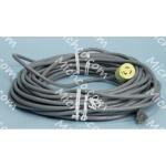 cord assy-14ga-3 75ft med grey
