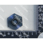 spacer, 0.75hex x 0.31l, .25-20, bl
