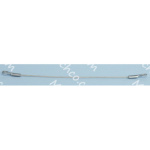 lanyard, nylon coated 6"