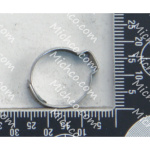 clamp - 1 ear  .669 dia 304ss