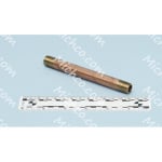 nipple 1/4npt x .500 brass