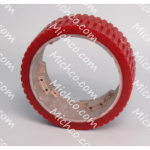 vr, tire, solid, 250mm x 90mm red