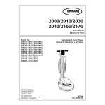 manual tennant parts manual for this machine