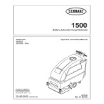 manual tennant parts manual for this machine