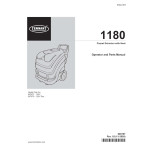 manual tennant parts manual for this machine