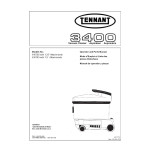 manual tennant parts manual for this machine