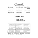 manual tennant parts manual for this machine