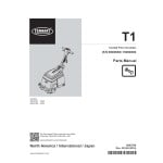 manual tennant parts manual for this machine