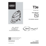 manual tennant parts manual for this machine