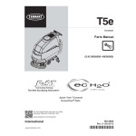 manual tennant parts manual for this machine