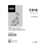 manual tennant parts manual for this machine
