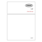 manual tennant parts manual for this machine