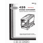 manual tennant parts manual for this machine