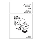manual tennant parts manual for this machine