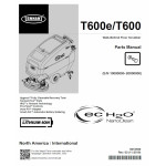 manual tennant parts manual for this machine