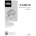 manual tennant parts manual for this machine