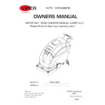 manual parts manual for this machine