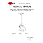 manual parts manual for this machine