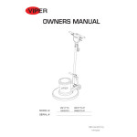 manual parts manual for this machine