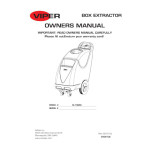 manual parts manual for this machine