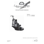 manual parts manual for this machine